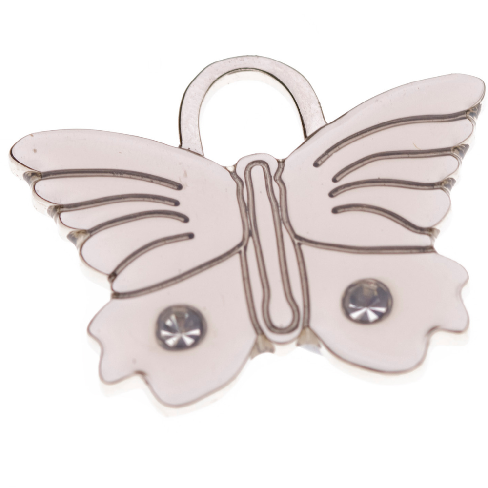 Butterfly dog tag online