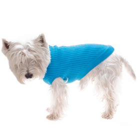 Hamish McBeth 100% Mongolian pure wool dog jumper in blue is hand loomed with a roll neck cable knit design that makes this knitted dog jumper warm and comfortable. Available in 6 sizes