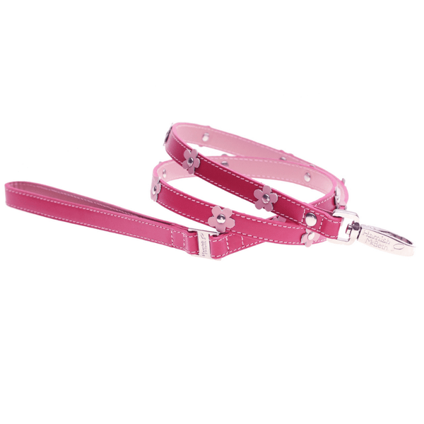 Hamish McBeth Lucy Pink Leather dog lead to match our Lucy Pink Collars.