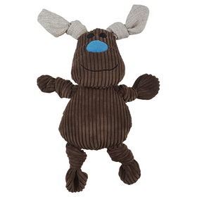Hamish McBeth moose toy with its lovable moose ears, cute face and big belly it's the perfect play toy for your dog plus there is a great sounding squeaker. Size: 35cm long