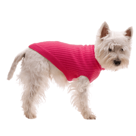 Hamish McBeth 100% Mongolian pure wool dog jumper in pink is hand loomed with a roll neck cable knit design that makes this knitted dog jumper warm and comfortable. Available in 6 sizes
