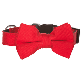 Hamish McBeth stylish red bowtie is an adjustable collar and includes a removable bow tie giving you the option to dress it up or down as mood suits you and your pup. Handmade from quality cotton fabric and strong yet soft webbing that provides best style and comfort.