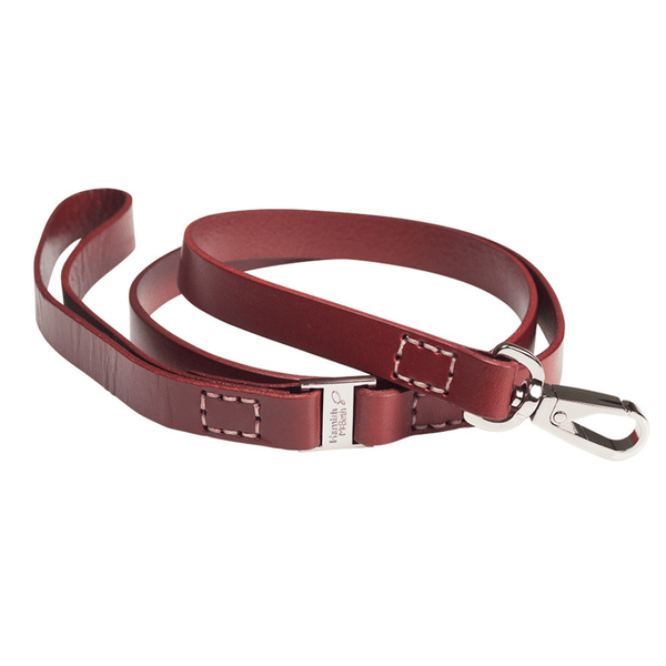 Hamish McBeth Hamish Red Leather Dog lead to compliment our red leather collars.