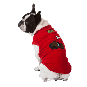 Super soft microfleece Hamish McBeth Red dog Pyjamas with a sleeping dog motif are the best dog clothes to keep your pooch snuggly and warm. Sleep with them or walk out in style. Sizing from puppies to big dogs.