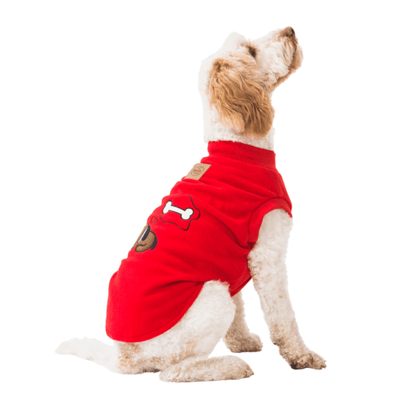 Super soft microfleece Hamish McBeth Red dog Pyjamas with a sleeping dog motif are the best dog clothes to keep your pooch snuggly and warm. Sleep with them or walk out in style. Sizing from puppies to big dogs.
