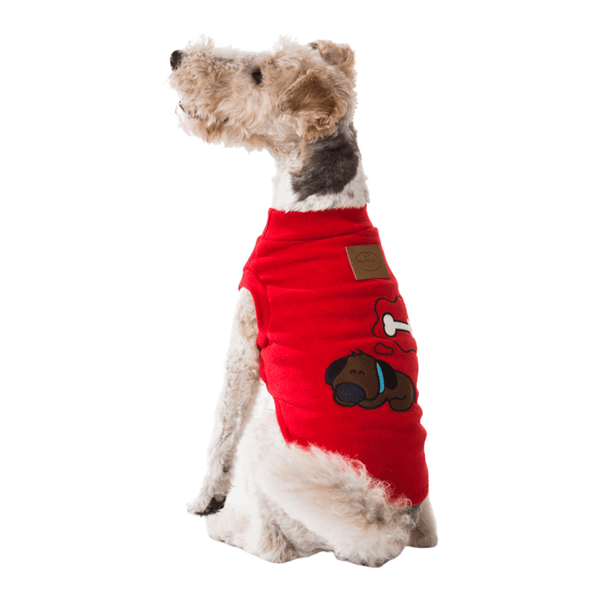 Super soft microfleece Hamish McBeth Red dog Pyjamas with a sleeping dog motif are the best dog clothes to keep your pooch snuggly and warm. Sleep with them or walk out in style. Sizing from puppies to big dogs.