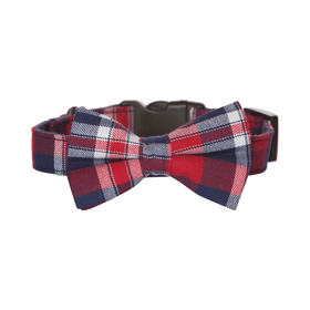 Hamish McBeth exclusive Tartan bowtie is an adjustable collar and includes a removable bow tie giving you the option to dress it up or down as mood suits you and your pup. Handmade from quality cotton fabric and strong yet soft webbing that provides best style and comfort.