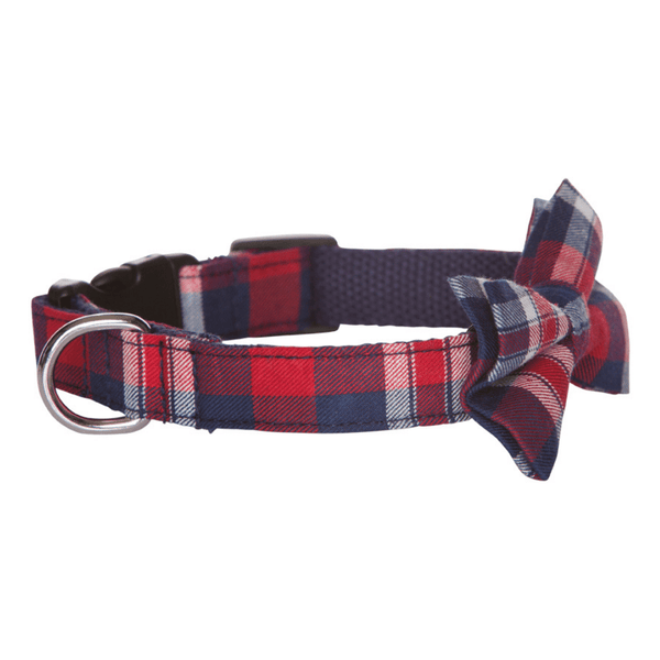 Hamish McBeth exclusive Tartan bowtie is an adjustable collar and includes a removable bow tie giving you the option to dress it up or down as mood suits you and your pup. Handmade from quality cotton fabric and strong yet soft webbing that provides best style and comfort.