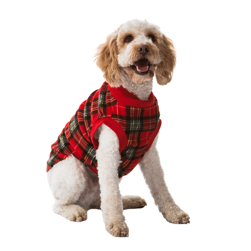 Dog Clothes Dog Pyjamas Red Tartan Dog Pyjamas Hamish McBeth