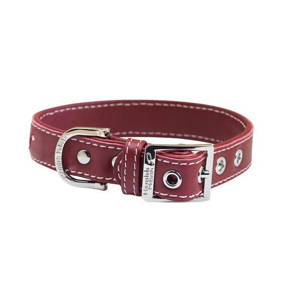 BUNDLE - Lucy Red Dog Collar & Lead